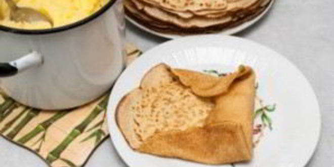 Рецепт блинчиков с картошкой