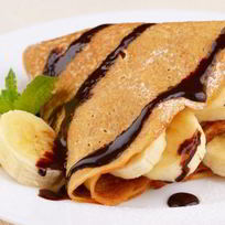 Блинчики с шоколадом