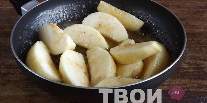 Рецепт блинчиков с яблоками