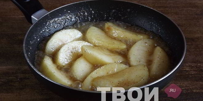 Рецепт блинчиков с яблоками