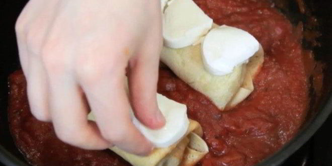 Рецепт блинов-каннеллонь