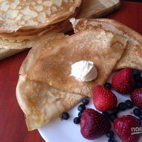 Рецепт Блинов классических на молоке