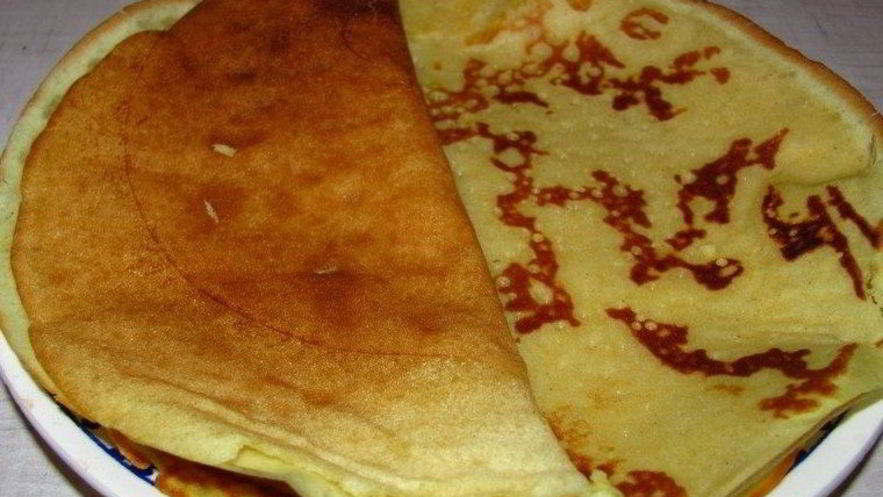 Рецепт блинов mинутка