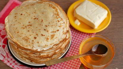 Рецепт блинов на кипятке