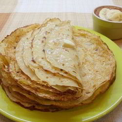 Рецепт Блинов на кокосовом молоке