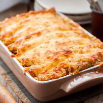 Рецепт Блинов с курицей и помидорами