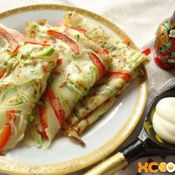 Рецепт Блинов с припеком