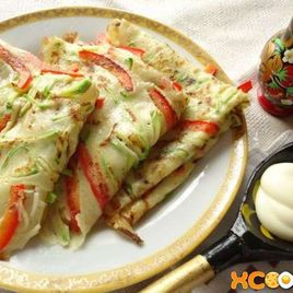 Рецепт Блинов с припеком