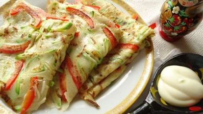 Рецепт Блинов с припеком