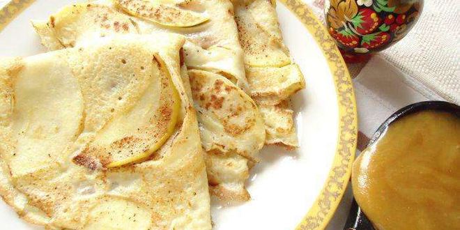 Рецепт блинов с припеком