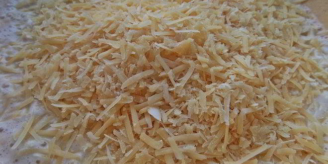 Рецепт блинов с сыром и мясным припеком