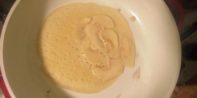 Рецепт блинов с яблоками