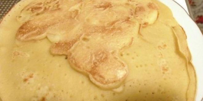 Рецепт блинов с яблоками
