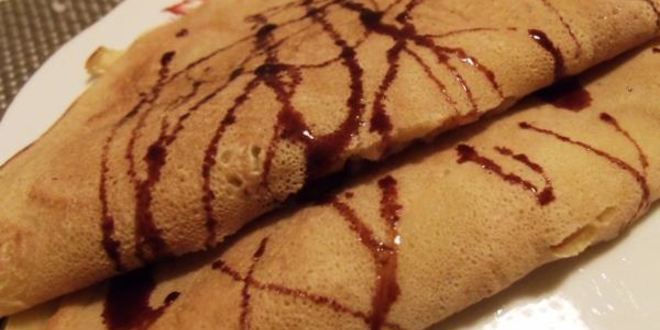 Рецепт блинов с яблоками