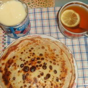 Рецепт Блинов со сгущенкой