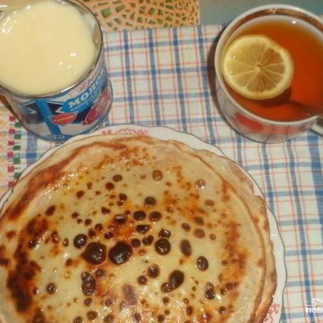 Рецепт Блинов со сгущенкой