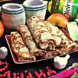 Рецепт Блинов со скумбрией