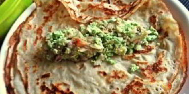 Рецепт блинов со скумбрией