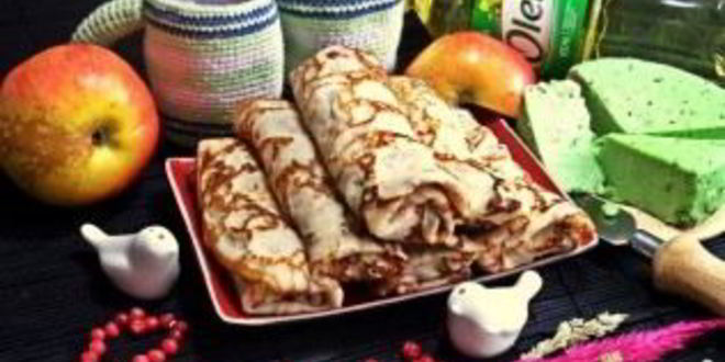 Рецепт блинов со скумбрией