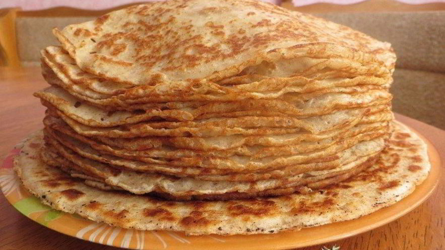 Рецепт диетических блинчиков на кефире