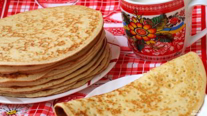 Рецепт дрожжевых блинов