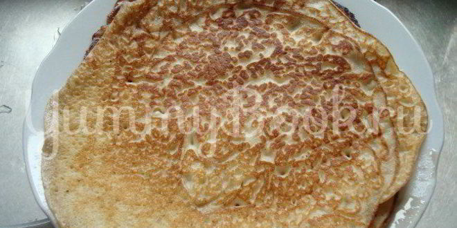 Рецепт гурьевских блинов