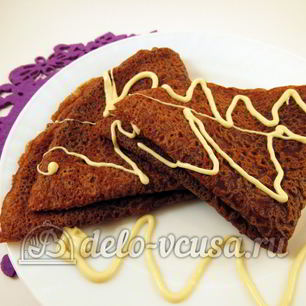 Рецепт Шоколадных блинчиков