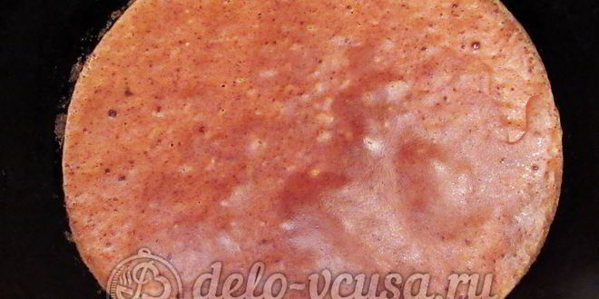 Рецепт шоколадных блинчиков