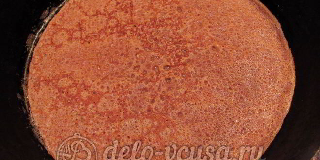 Рецепт шоколадных блинчиков