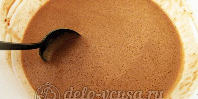 Рецепт шоколадных блинчиков