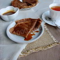 Рецепт Шоколадных блинов с какао