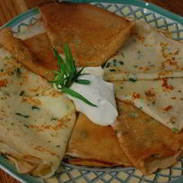 Тархунные блинчики