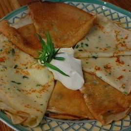 Рецепт Тархунных блинчиков