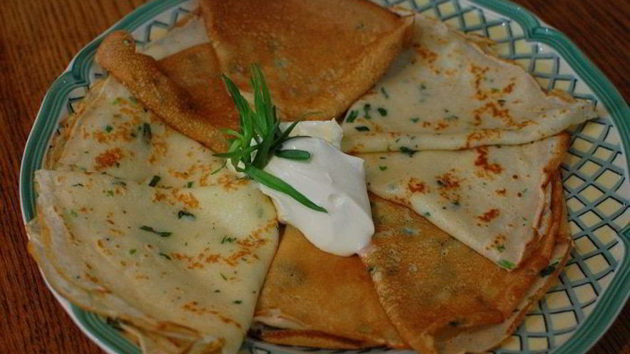 Рецепт тархунных блинчиков