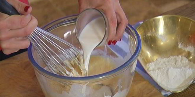 Рецепт яблочных блинчиков из виченцы