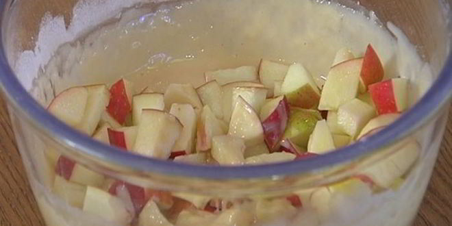 Рецепт яблочных блинчиков из виченцы