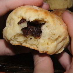 Рецепт Бездрожжевых ванильных булочек с шоколадом