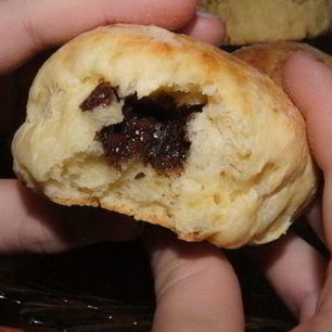 Рецепт Бездрожжевых ванильных булочек с шоколадом