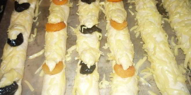 Рецепт булочек и батончики с сыром