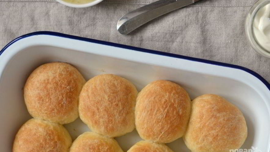 Рецепт булочек на дрожжах