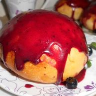 Рецепт Булочек с черничной глазурью