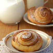 Булочки с карамелью