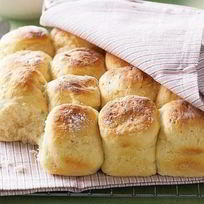 Быстрые булочки без дрожжей и яиц