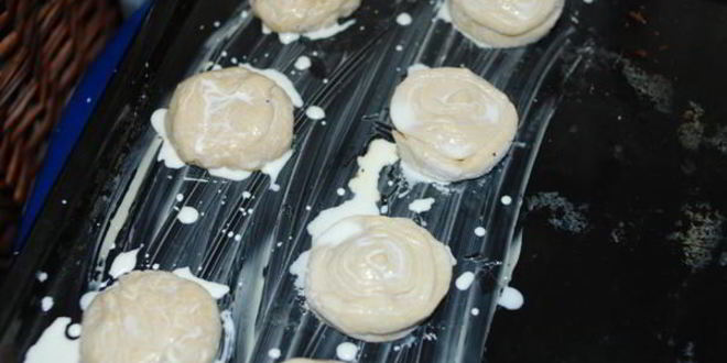 Рецепт молочных булочек