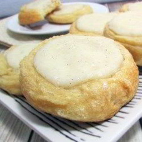 Рецепт Ватрушек из слоеного теста