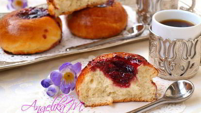 Рецепт Ватрушек с джемом