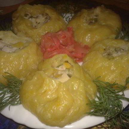 Рецепт Японских булочек Никуман с начинкой