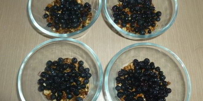 Рецепт чернично-ежевичного чизкейк