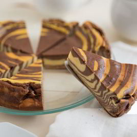 Рецепт Чизкейка зебра