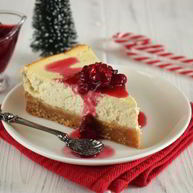 Рецепт Медового чизкейка с клюквой